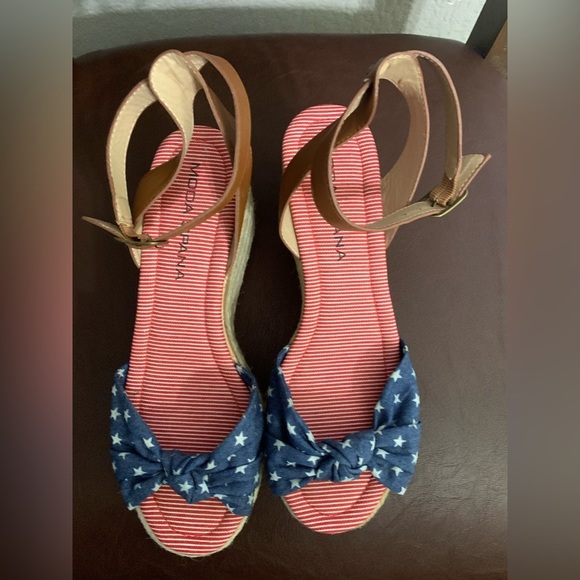 Moda Spana Taylor Wedge Sandal NEW never worn size 8M‎ 3” - Picture 2 of 15